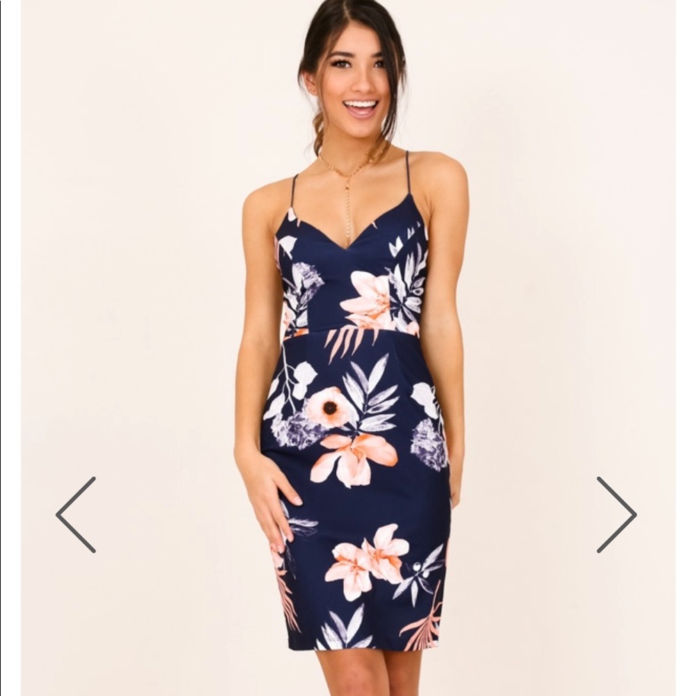 Floral Showpo Open Back Dress